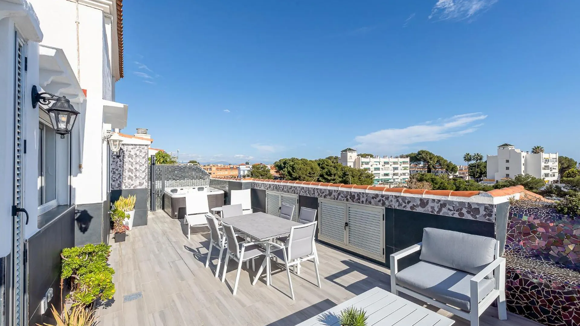 Holiday Rental Apartment With Terrace Attic Views Torremolinos Spain